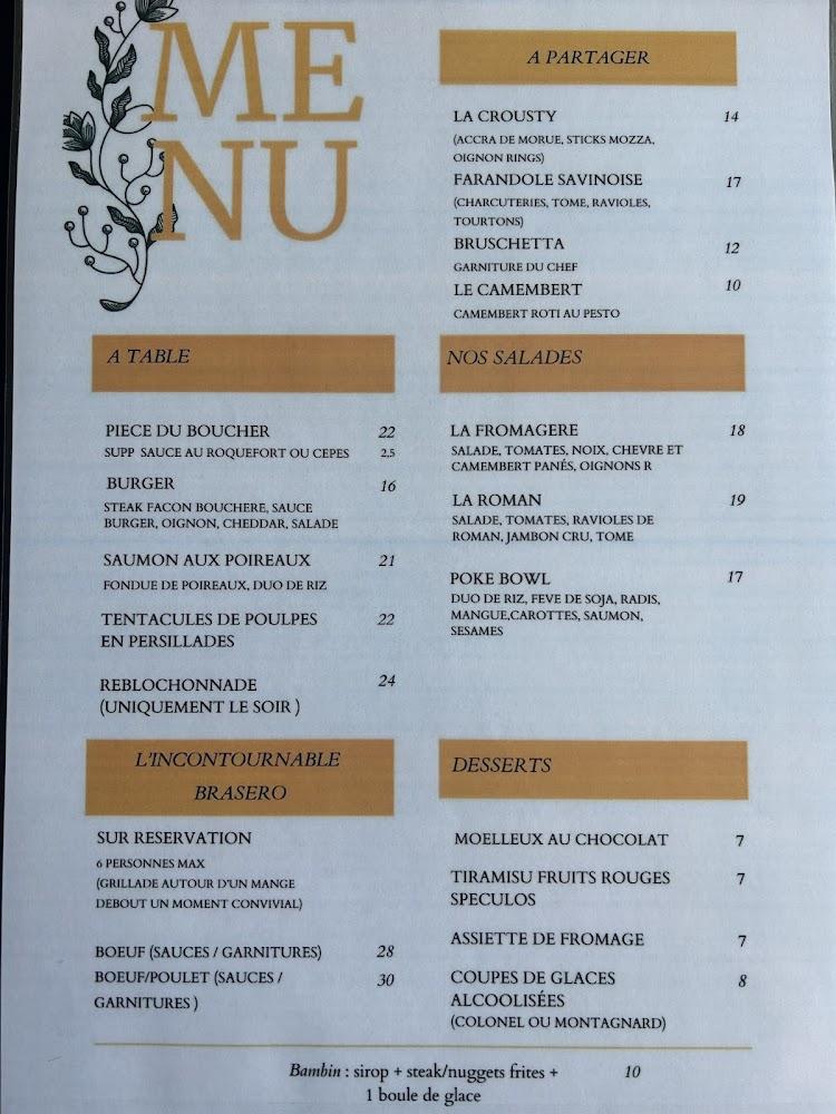 La Galejade - Menu Image 1