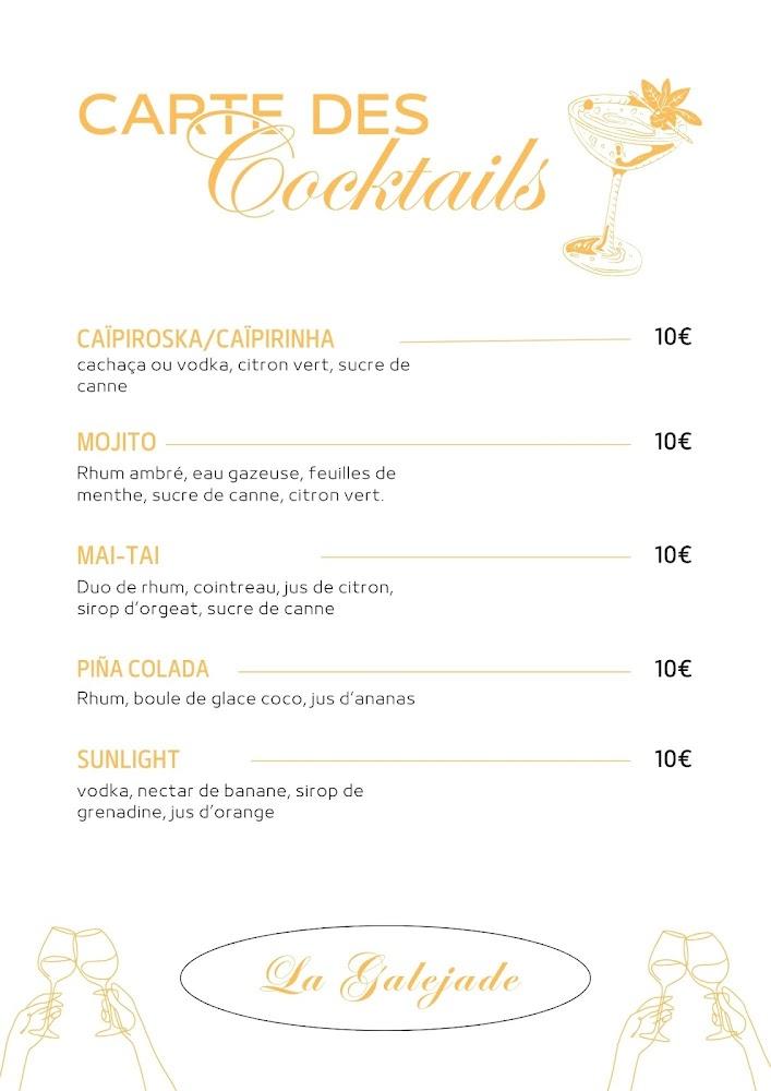 La Galejade - Menu Image 2